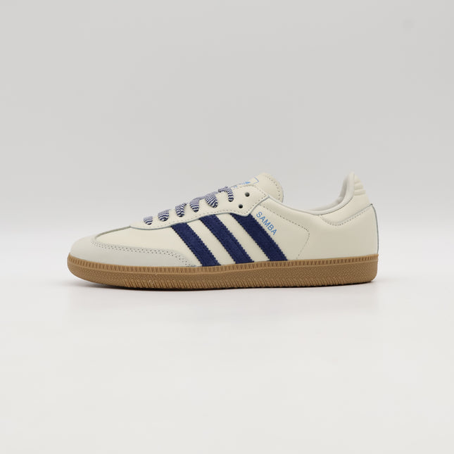 JI3907 adidas Originals Samba OG Off White Dark Blue Clear Sky (Women's)