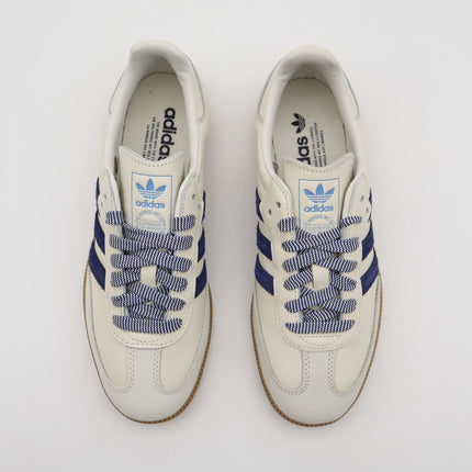 JI3907 adidas Originals Samba OG Off White Dark Blue Clear Sky (Women's)