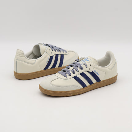 JI3907 adidas Originals Samba OG Off White Dark Blue Clear Sky (Women's)