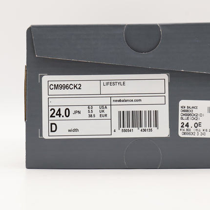 CM996CK2 New Balance 996V2 Sea Stone Silver Metallic Angora (Men's)