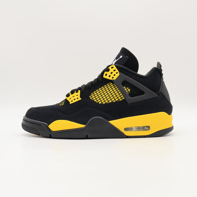 DH6927-017 Nike Air Jordan 4 Retro Thunder Lightning Black Tour Yellow Gold