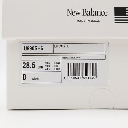 U990SH6 Shohei Ohtani New Balance 990V6 NB103 White Marsh Green Outerspace(Men's