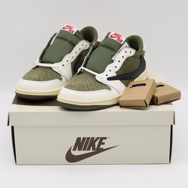 DM7866-200 Travis Scott Nike Air Jordan 1 Low OG SP Reverse Olive (Men's)