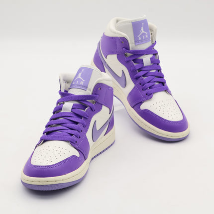 BQ6472-504 Nike Air Jordan 1 Mid Action Grape (Women's)