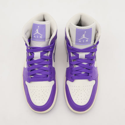 BQ6472-504 Nike Air Jordan 1 Mid Action Grape (Women's)