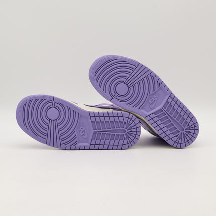 BQ6472-504 Nike Air Jordan 1 Mid Action Grape (Women's)