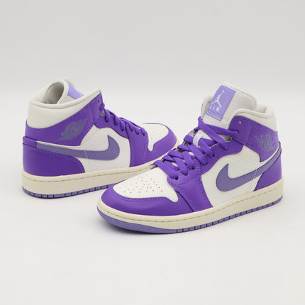 BQ6472-504 Nike Air Jordan 1 Mid Action Grape (Women's)