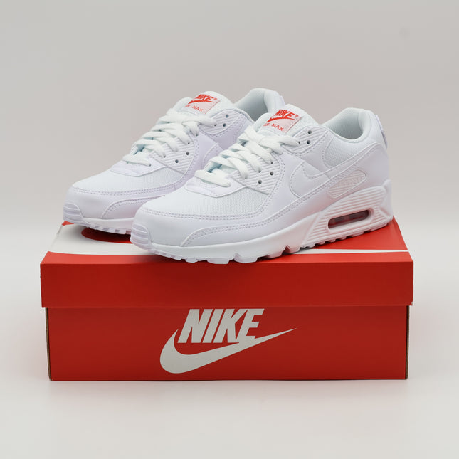 DM0029-118 Nike Air Max 90 White Light Crimson White (Men's)