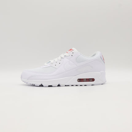 DM0029-118 Nike Air Max 90 White Light Crimson White (Men's)