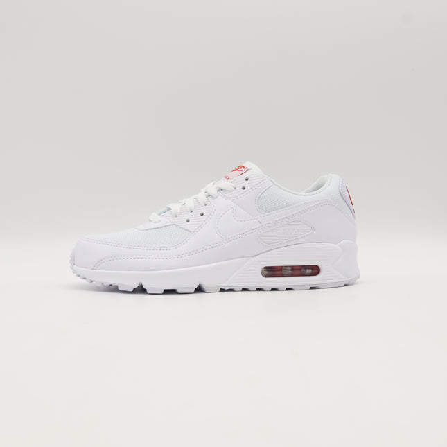 DM0029-118 Nike Air Max 90 White Light Crimson White (Men's)