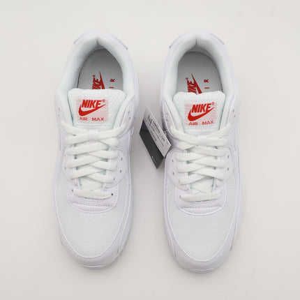 DM0029-118 Nike Air Max 90 White Light Crimson White (Men's)