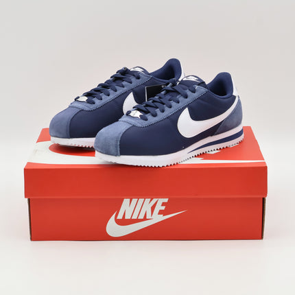 DZ2795-400 Nike Cortez Midnight Navy Nylon Deep Blue Indigo White (Women's)
