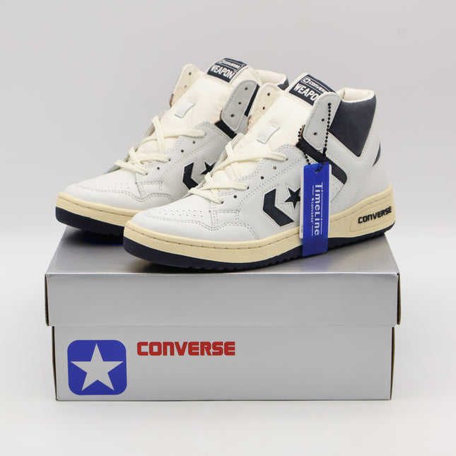 34201760 Converse Weapon VTG Hi Off White Vintage Navy (Men's)