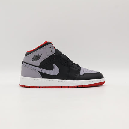 DQ8423-006 Nike GS Air Jordan 1 Mid Black Cement Grey