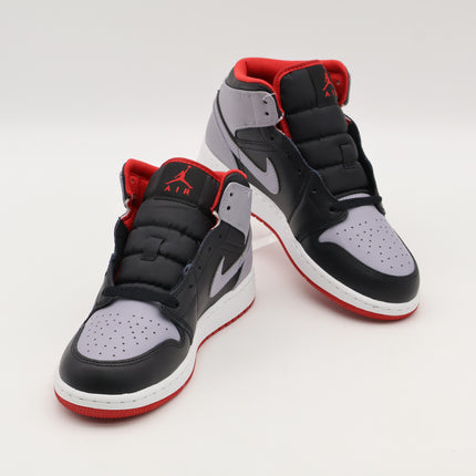 DQ8423-006 Nike GS Air Jordan 1 Mid Black Cement Grey