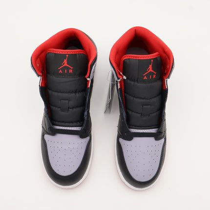 DQ8423-006 Nike GS Air Jordan 1 Mid Black Cement Grey