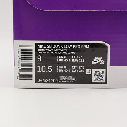 DH7534-200 Nike SB Dunk Low Pro Paisley Brown Pink Cacao Summit White (Men's)