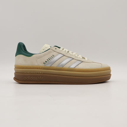 JI0328 adidas Originals Gazelle Bold Off White Silver Metallic College (Women's)