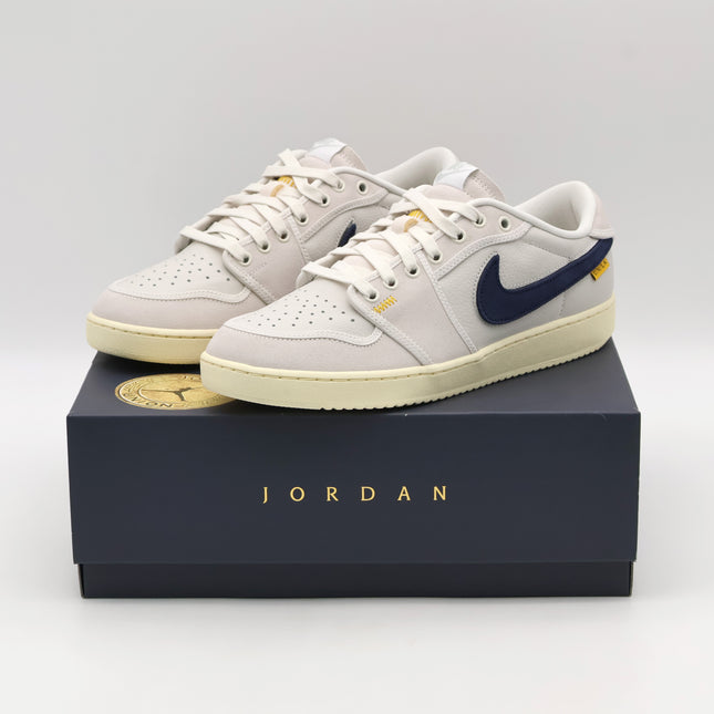DZ4864-100 Union Nike Air Jordan AJKO 1 Low SP Sail Leather White Navy (Men's)