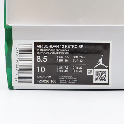 FZ5026-100 SoleFly Nike Air Jordan 12 Retro SP Baroque Brown (Men's)