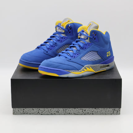 CD2720-400 Nike Air Jordan 5 Retro Laney Varsity Royal Blue Yellow Maize (Men's)