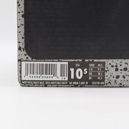 CD2720-400 Nike Air Jordan 5 Retro Laney Varsity Royal Blue Yellow Maize (Men's)