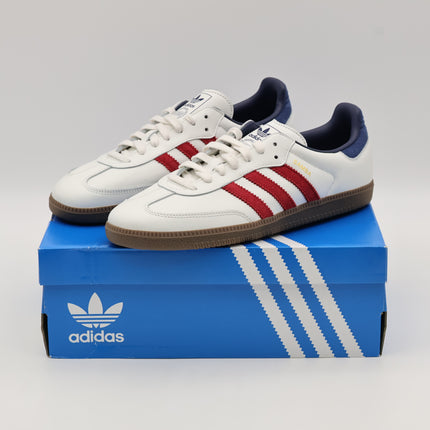 IH4881 adidas Originals Samba OG Core White Team Victory Red Night Indigo (Men's