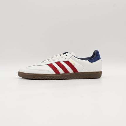 IH4881 adidas Originals Samba OG Core White Team Victory Red Night Indigo (Men's