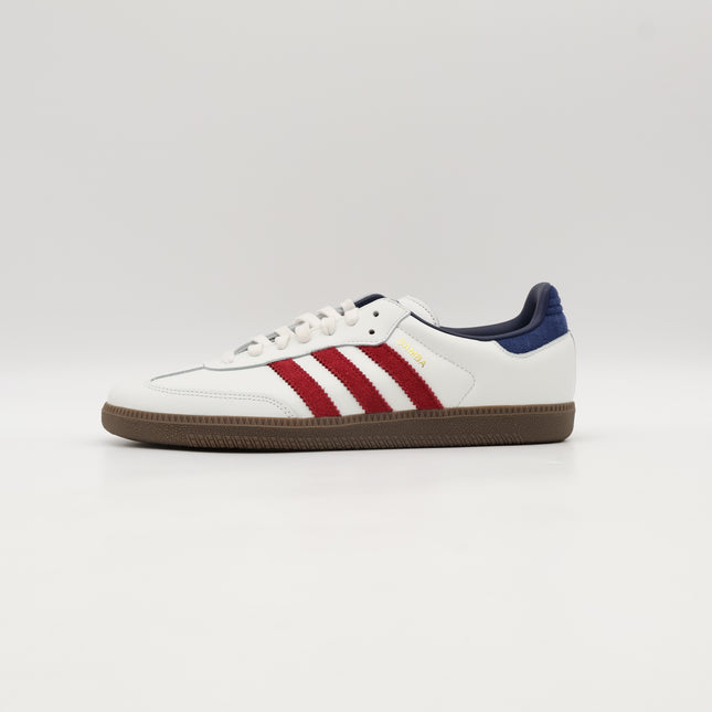 IH4881 adidas Originals Samba OG Core White Team Victory Red Night Indigo (Men's