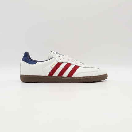 IH4881 adidas Originals Samba OG Core White Team Victory Red Night Indigo (Men's