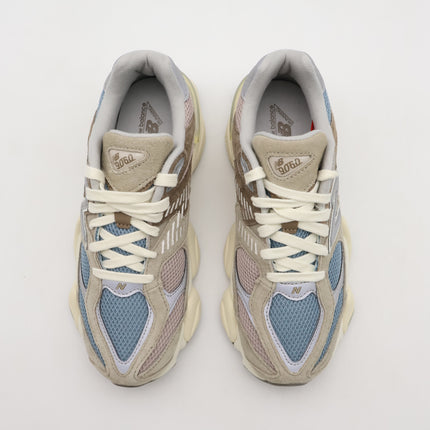 U9060MUS New Balance 9060 Sea Salt Blue Mushroom Aluminum Cyclone