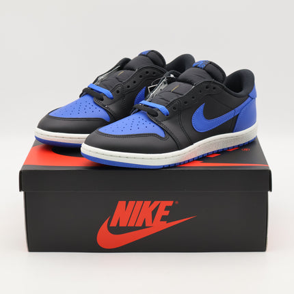IB1981-004 Nike Air Jordan 1 Low '85 Black and Royal Blue (Men's)