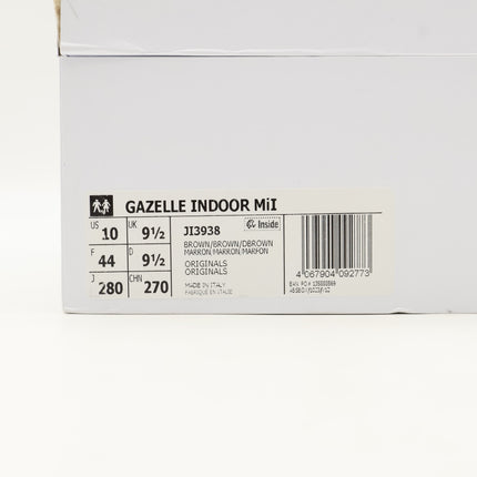 JI3938 adidas Originals Gazelle Indoor Made in Italy Brown (Men's)