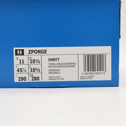 IH0977 adidas Originals Zponge Tactile Blue Core Black Wonder Mauve (Men's)