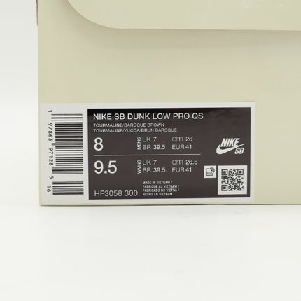 HF3058-300 Nike SB Dunk Low Pro Tourmaline (Men's)