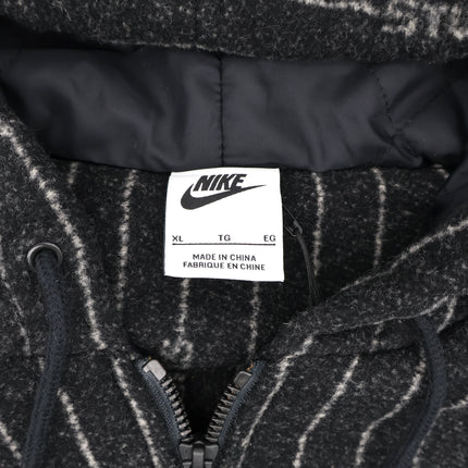DR4023-010 / DR4413-010 Stussy Nike Striped Wool Jacket Black