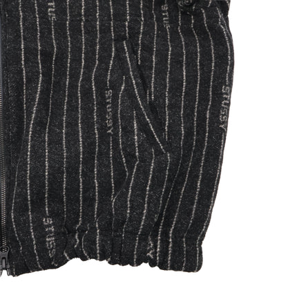 DR4023-010 / DR4413-010 Stussy Nike Striped Wool Jacket Black