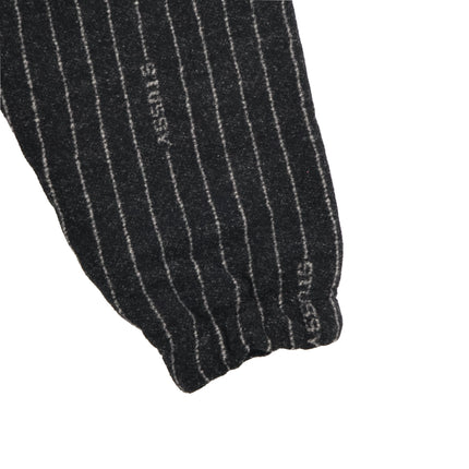 DR4023-010 / DR4413-010 Stussy Nike Striped Wool Jacket Black