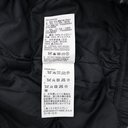 DR4023-010 / DR4413-010 Stussy Nike Striped Wool Jacket Black
