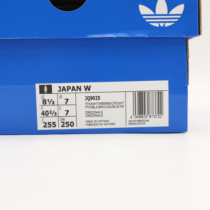 JQ9025 adidas Originals  Japan Cloud White Preloved Brown (Women's)