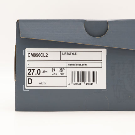 CM996CL2 New Balance 996V2 Timber Wolf Silver Metallic Angora (Men's)