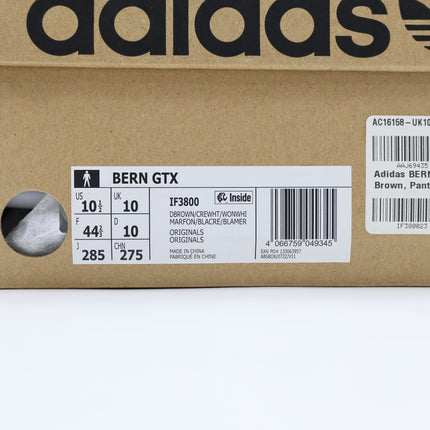 IF3800 adidas Originals Bern GORE-TEX Dark Brown Cream White Wonder (Men's)