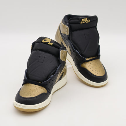 FD1437-071 Nike GS Air Jordan 1 Retro High OG Black and Gold