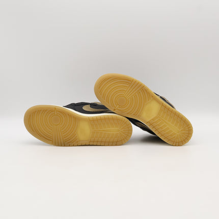 FD1437-071 Nike GS Air Jordan 1 Retro High OG Black and Gold