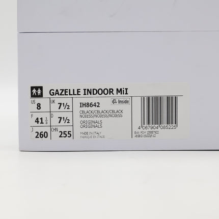 IH8642 adidas Originals Gazelle Indoor Made in Italy Core Black (Men's)