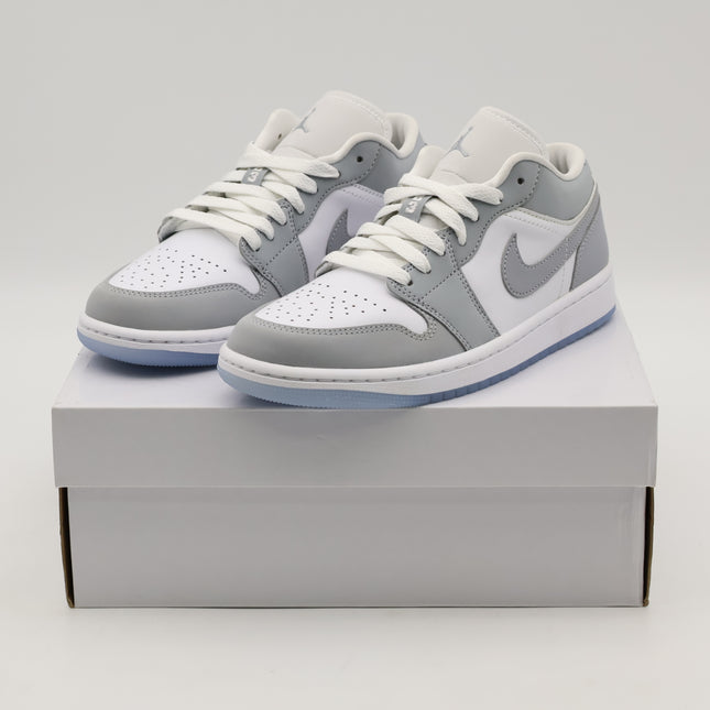 DC0774-105 Nike Air Jordan 1 Low Wolf Grey Aluminium (Women's)
