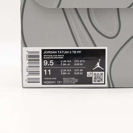 HQ5041-101 Nike Jordan Tatum 3 White White Black (Men's)