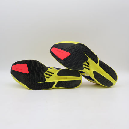 JR6373 adidas Adizero Adios Pro 4 Pure Sulfur Lucid Blue Lucid Red (Men's)