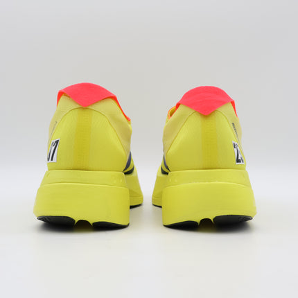 JR6373 adidas Adizero Adios Pro 4 Pure Sulfur Lucid Blue Lucid Red (Men's)