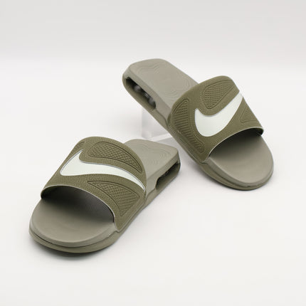 DC1460-202 Nike Air Max Cirro Slide Medium Olive Light Army Light Silver (Men's)